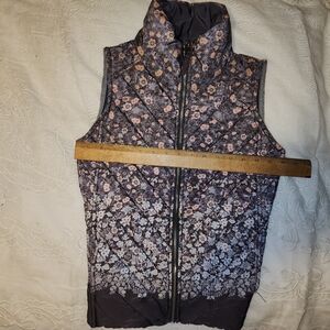 Anthropologie HEI HEI Floral Patterned Puffer Vest XXSP